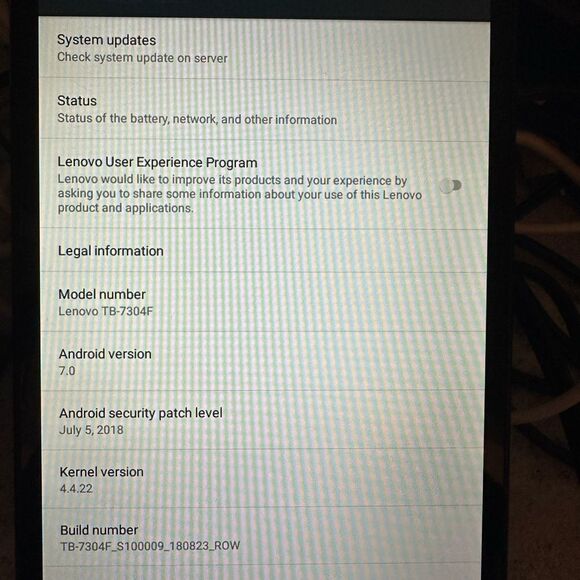 Lenovo Black Tablet - Picture 3 of 6